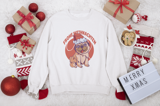 Hunde Frohe Weihnachten Sweater #12